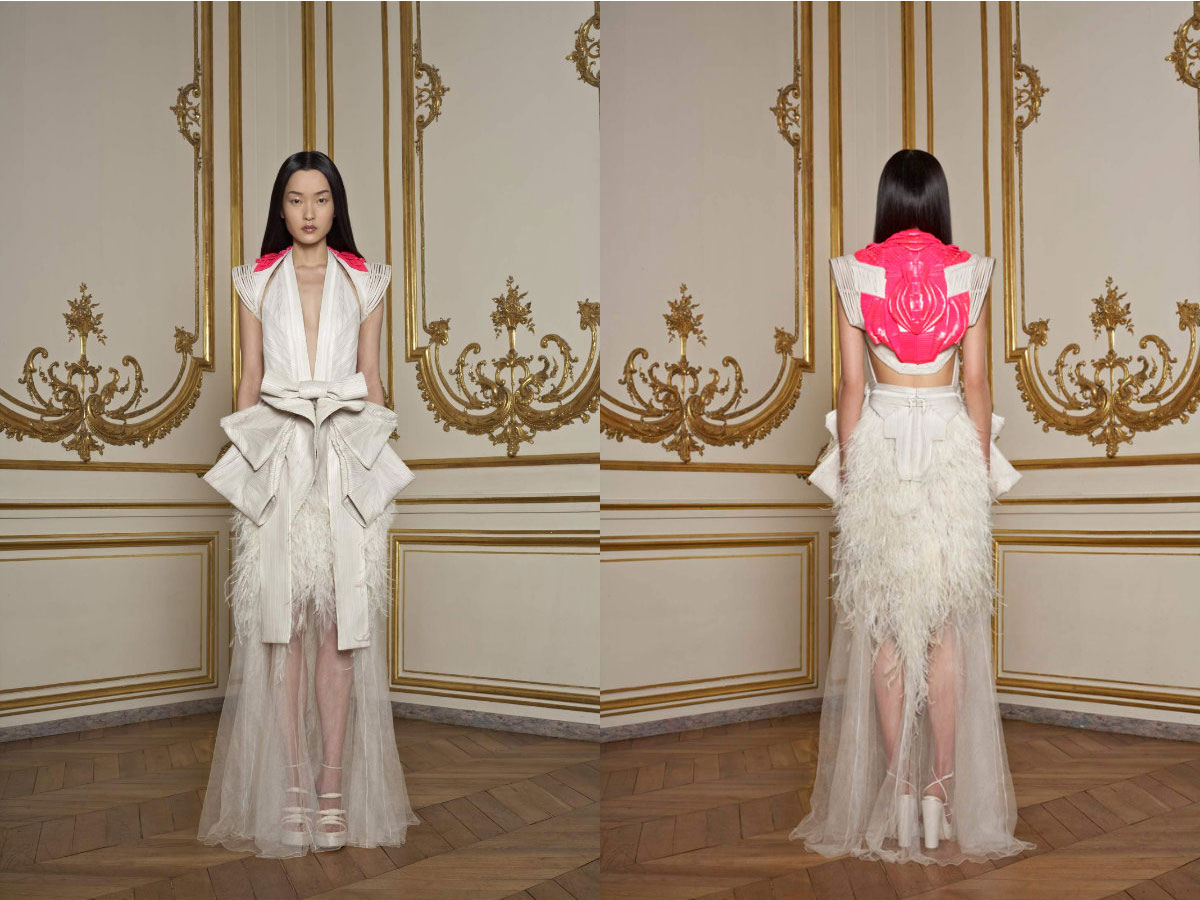 Givenchy faz da tradição e dos robôs de plástico japoneses a sua