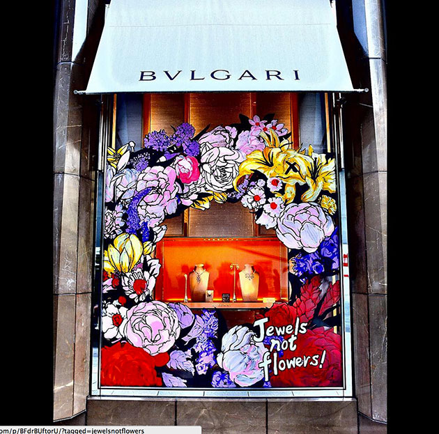 A Arte De Rua Invade As Vitrines Da Bulgari Lilian Pacce A Arte De Rua Invade As Vitrines Da Bulgari Lilian Pacce