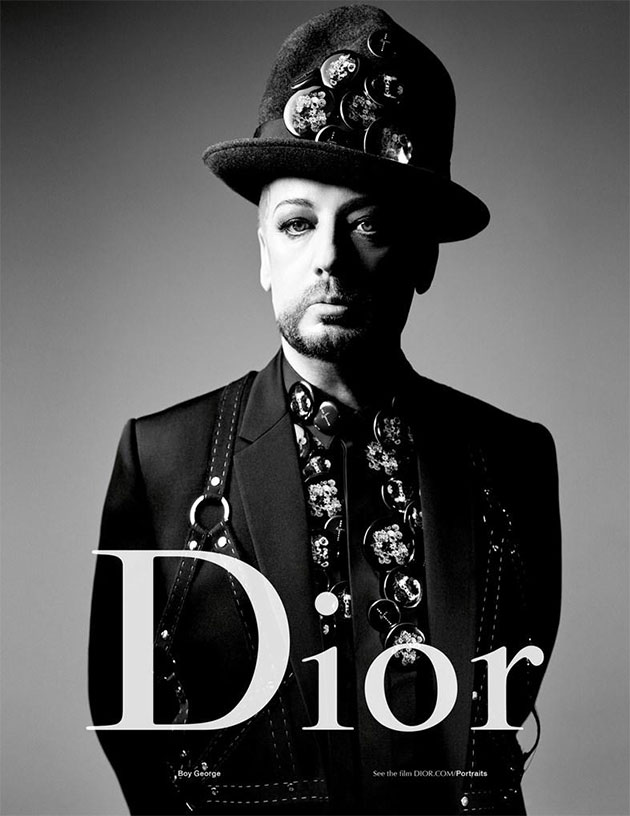 Boy George e Rami Malek pra Dior Homme - Lilian Pacce