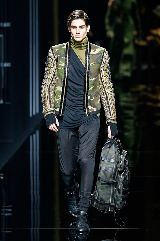 Balmain (masculino) outono-inverno 2017/18 - Lilian Pacce