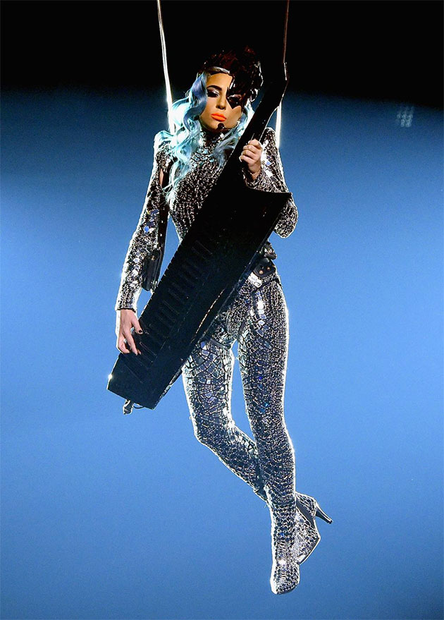 Neon e prata confirmados no show de Lady Gaga em Las Vegas