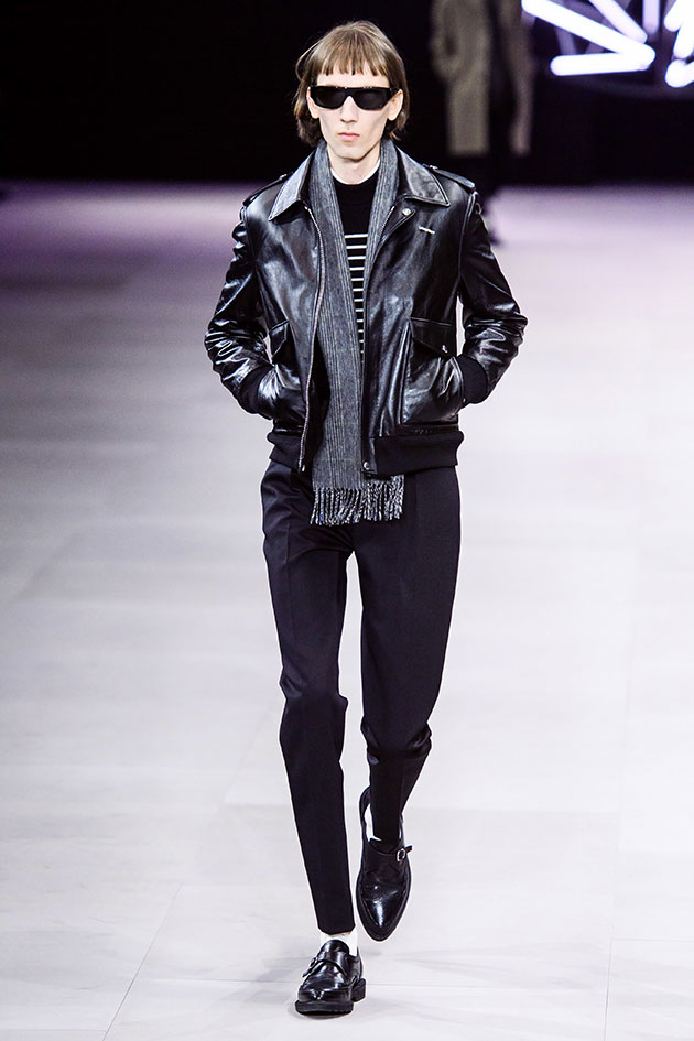 A estreia de Hedi Slimane na coleção masculina da Celine - Lilian